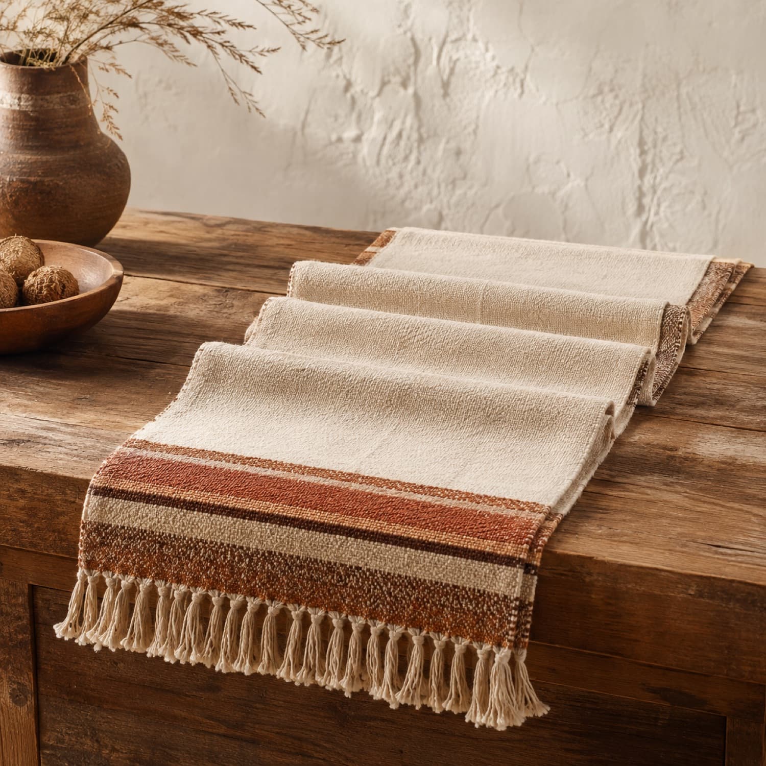 Fringed Table Runner