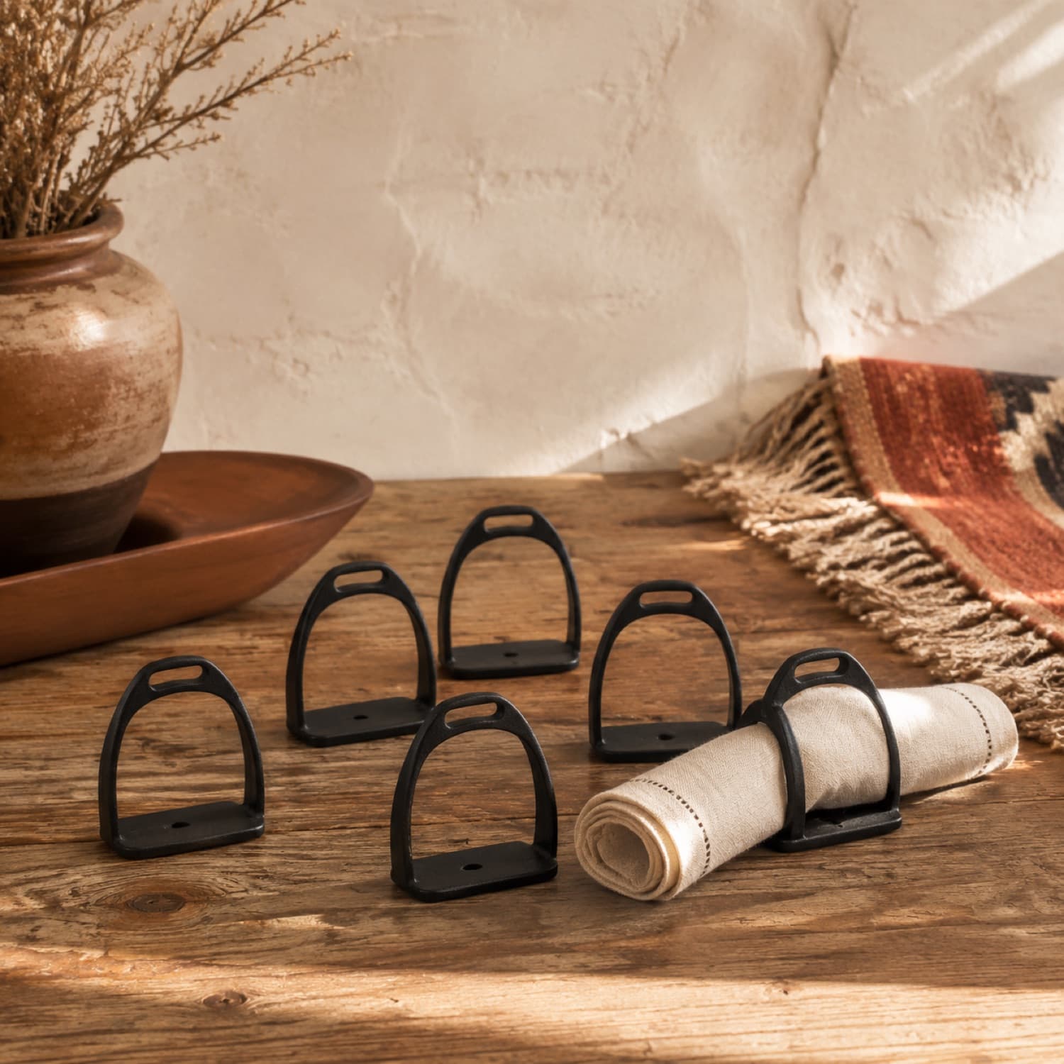 Stirrup Napkin Ring Set of 6